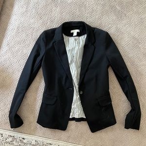 H&M black blazer size 4